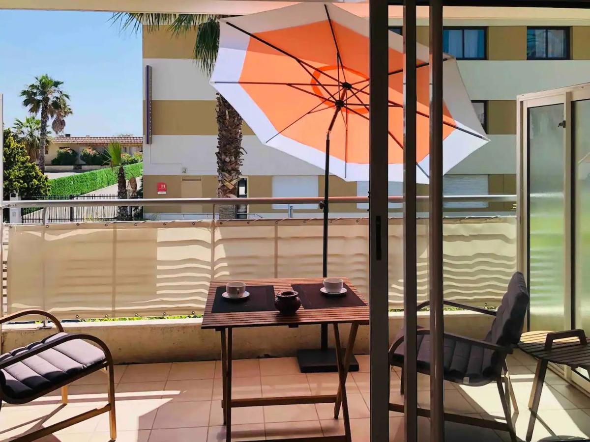 Cote D'Azur Joli Studio 50M Plage, Climatisation , Parking. Villeneuve-Loubet Eksteriør billede