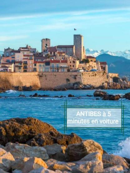 Cote D'Azur Joli Studio 50M Plage, Climatisation , Parking. Villeneuve-Loubet Eksteriør billede